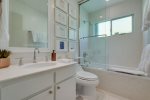 Guest Bath Has Tub/Shower Combo